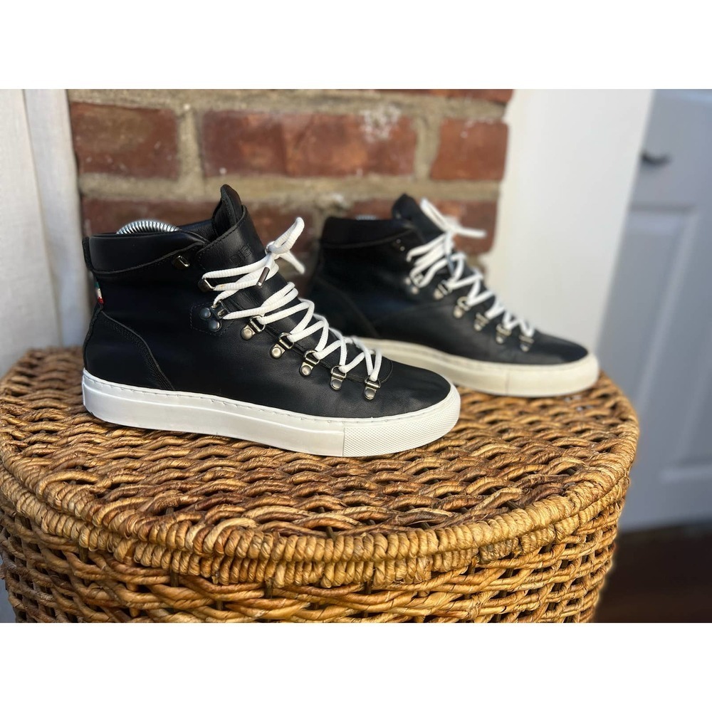 DIEMME Marostica Blue Leather High Tops 38